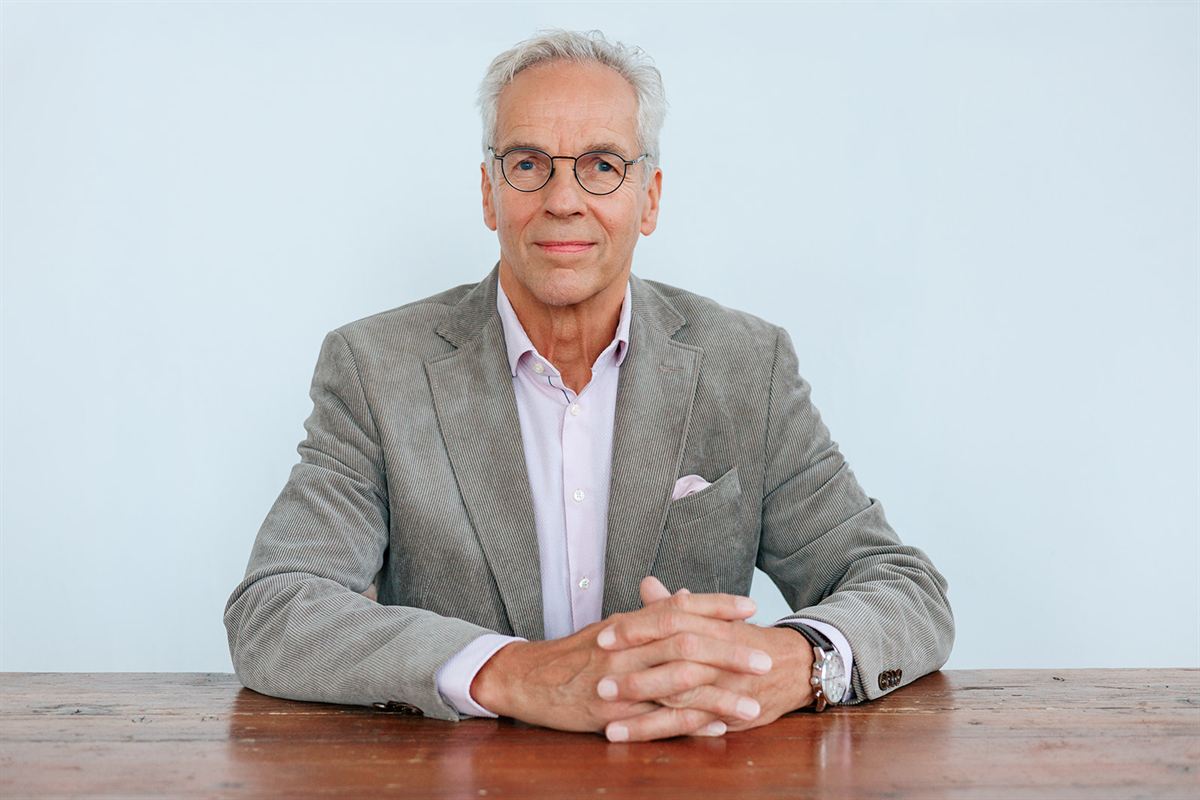Robert Wenner am Besprechungstisch